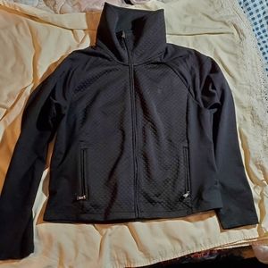 Black womens xl Ralph Lauren jacket, mock neck